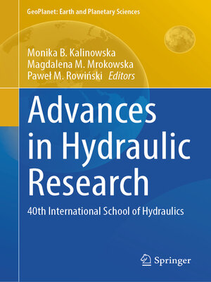 cover image of Advances in Hydraulic Research